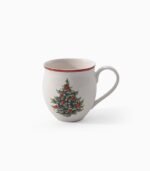 Mug with a Christmas tree print